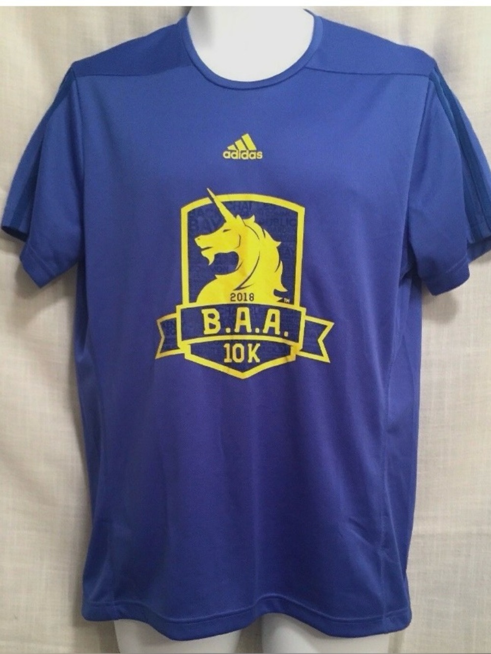 Adidas Royal Blue B.A.A. Womens Athletic Tee - New